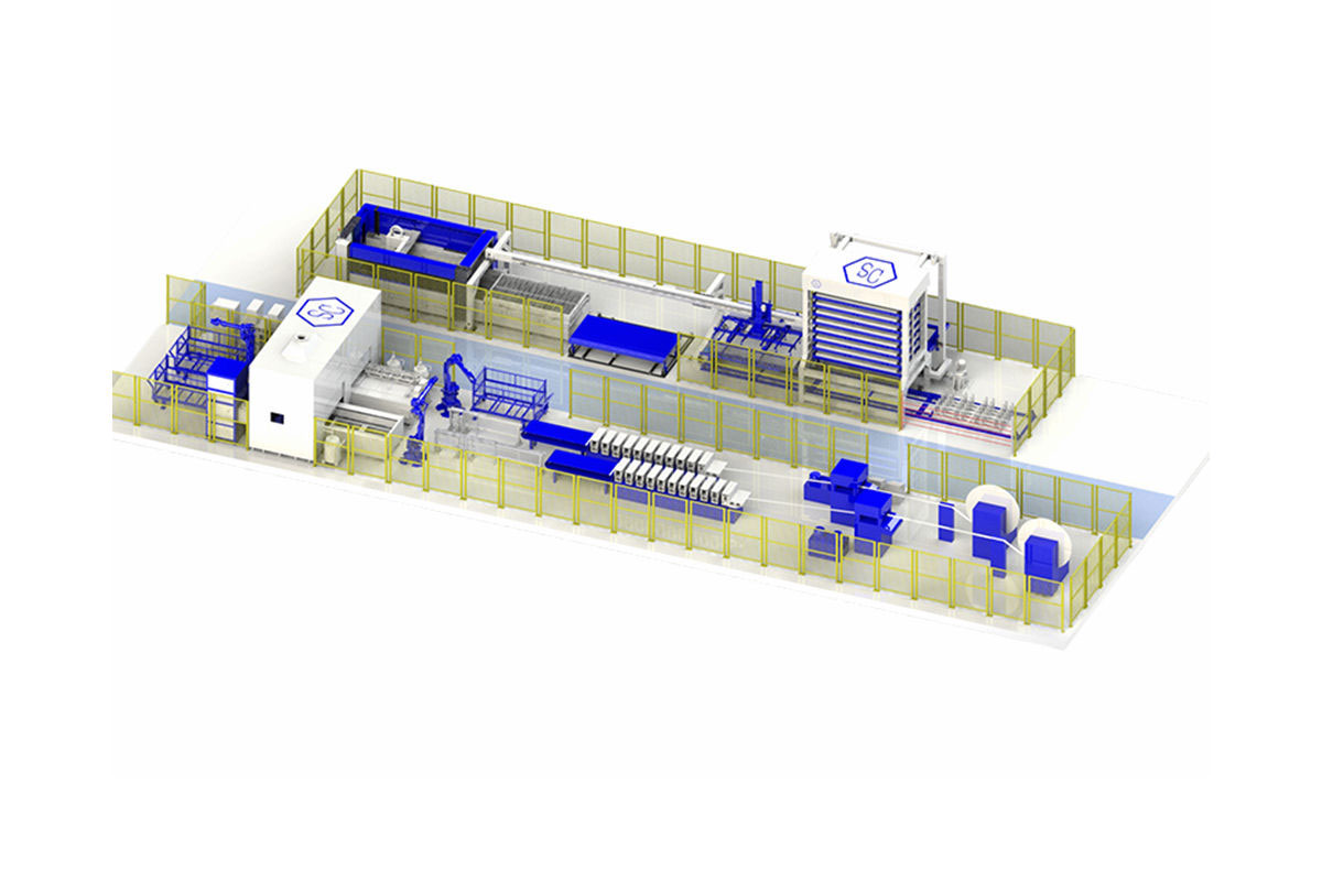 鈑金自動(dòng)化生產(chǎn)線